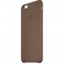 Кожаный кейс для iPhone 6 Plus - коричневый - 