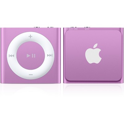 iPod Shuffle (фиолетовый) Яркий, удобный, маленький плеер от Apple iPod shuffle 2 Gb с креплением. Изящный корпус из анодированного алюминия. Восемь потрясающих цветов.
