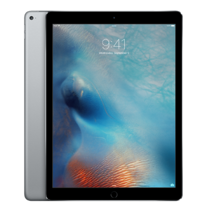 iPad Pro 32Gb (Wi-Fi) Space Gray [ML0F2LL] Цвет корпуса: "космический серый". Экран: 12,9" Retina (2732×2048, 264ppi). Процессор: Apple A9X (64 бит) + M9. Камера основная: 8Мп, FullHD 1080p. Камера вспомогательная: 1,2Мп, HD 720p. Связь: Wi-Fi 802.11a/​b/​g/​n/​ac, Bluetooth 4.2. Гарантия: 1 год от СЦ "iService"