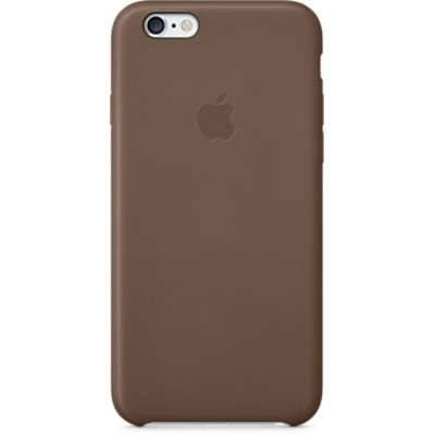 Кожаный кейс для iPhone 6 - коричневый Кожаный чехол (кейс), разработанные Apple для iPhone 6. Смартфон в чехле обволакивает подкладка из микроволокна, которая защищает корпус.