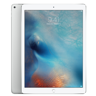 iPad Pro 32Gb (Wi-Fi) Silver [ML0G2LL] Цвет корпуса: серебристый. Экран: 12,9" Retina (2732×2048, 264ppi). Процессор: Apple A9X (64 бит) + M9. Камера основная: 8Мп, FullHD 1080p. Камера вспомогательная: 1,2Мп, HD 720p. Связь: Wi-Fi 802.11a/​b/​g/​n/​ac, Bluetooth 4.2. Гарантия: 1 год от СЦ "iService"