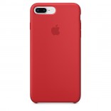 Силиконовый чехол для iPhone 8 Plus/7 Plus - цвет "красный"