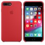 Силиконовый чехол для iPhone 8 Plus/7 Plus - цвет "красный" - 