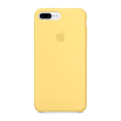 Силиконовый чехол для iPhone 8 Plus/7 Plus - цвет &quot;желтый&quot; Силиконовый чехол от Apple — отличное дополнение к вашему iPhone. Он плотно прилегает к кнопкам громкости и режима сна, точно повторяет контуры телефона и при этом не делает его громоздким. Мягкая подкладка из микрофибры защищает корпус iPhone, а внешняя силиконовая поверхность приятна на ощупь. Чехол не придётся снимать даже во время беспроводной зарядки.