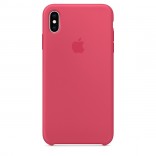 Силиконовый кейс для iPhone Xs Max - цвет «красный каркаде»