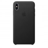 Кожаный чехол для iPhone XS Max - цвет "чёрный"