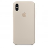 Силиконовый чехол для iPhone XS - цвет "бежевый"