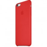 Кожаный кейс для iPhone 6 Plus - красный