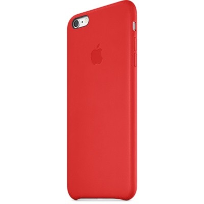 Кожаный кейс для iPhone 6 Plus - красный Кожаный чехол (кейс), разработанные Apple для iPhone 6 Plus. Фаблет в чехле обволакивает подкладка из микроволокна, которая защищает корпус.
