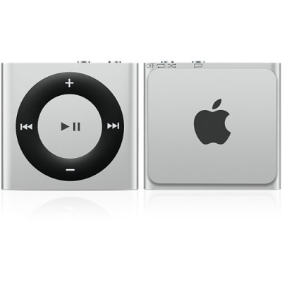 iPod Shuffle (серый) Яркий, удобный, маленький плеер от Apple iPod shuffle 2 Gb с креплением. Изящный корпус из анодированного алюминия. Восемь потрясающих цветов.