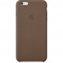 Кожаный кейс для iPhone 6 Plus - коричневый - 