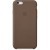 Кожаный кейс для iPhone 6 - коричневый