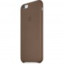 Кожаный кейс для iPhone 6 - коричневый - 